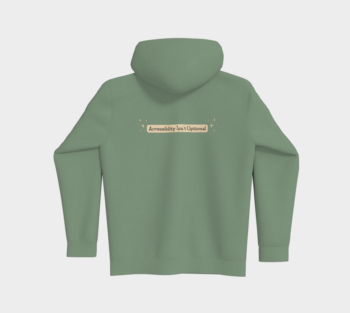 Pink Cat-illac Driven by Design | Accessibility Isn't Optional | Classic Premium Hoodie (Ships from Montreal)