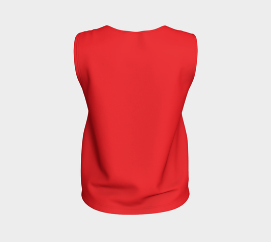 Bean Me Up A11y Cat and Coffee Relaxed Tank | Accessibility Isn't Optional | Retro Space Cat Mid-Century Modern | Relaxed Summer Tank Top (Ships from Montreal)
