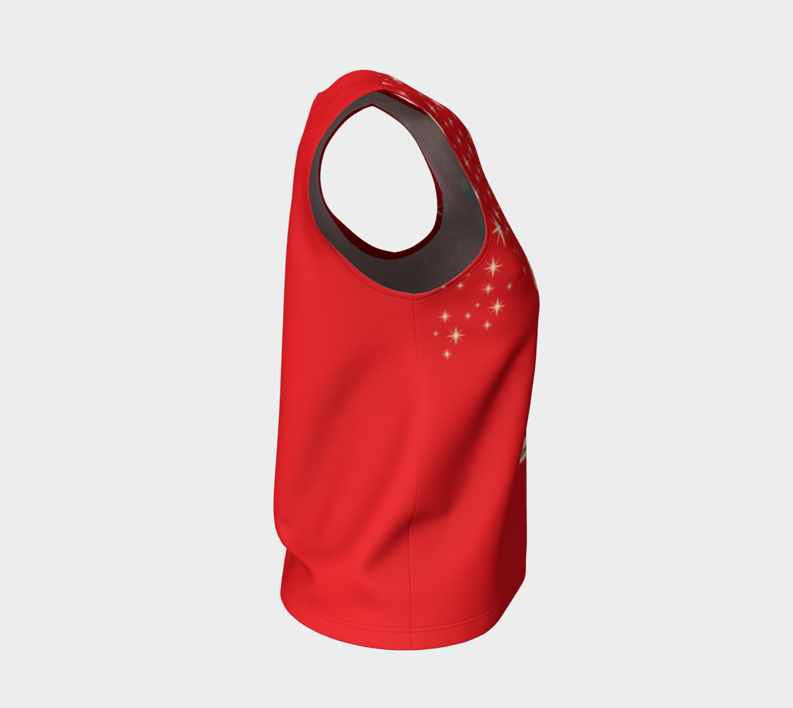 Bean Me Up A11y Cat and Coffee Relaxed Tank | Accessibility Isn't Optional | Retro Space Cat Mid-Century Modern | Relaxed Summer Tank Top (Ships from Montreal)