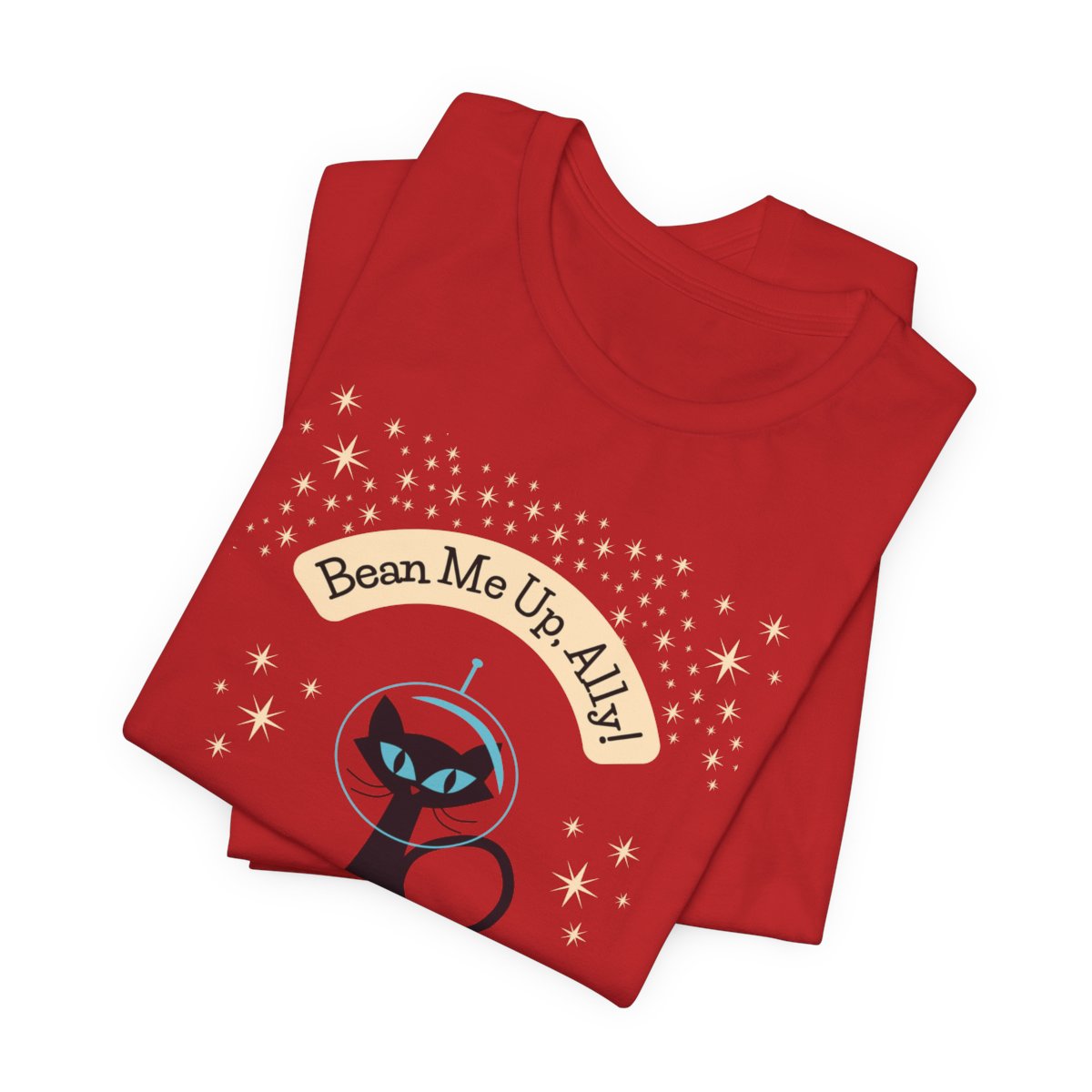 Bean Me Up A11y Cat and Coffee | Accessibility Isn't Optional | Comfort Tee (Ships from Montreal)